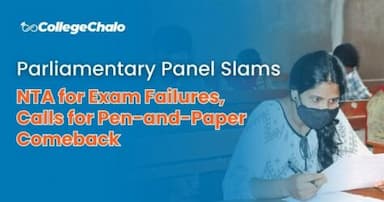Parliamentary Panel Slams NTA for Exam Failures, Calls for Pen-and-Paper Comeback Parliamentary Panel Slams NTA for Exam Failures, Calls for Pen-and-Paper Comeback