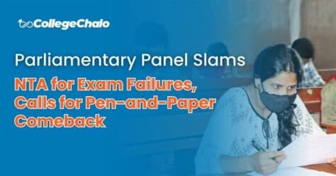 Parliamentary Panel Slams NTA for Exam Failures, Calls for Pen-and-Paper Comeback Parliamentary Panel Slams NTA for Exam Failures, Calls for Pen-and-Paper Comeback