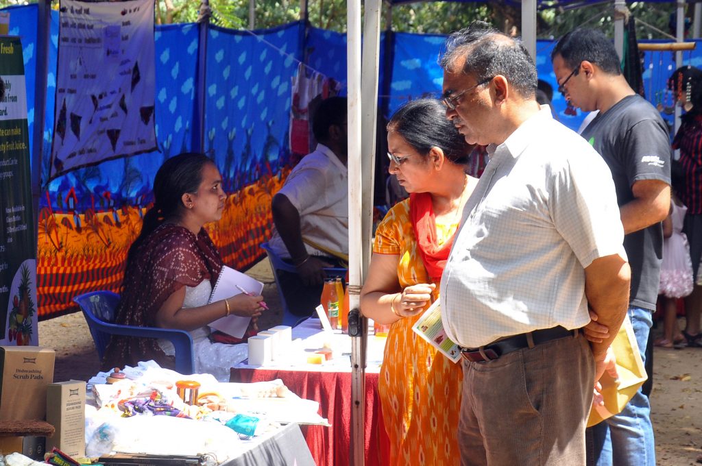 Visitors At The Organic Farmers’ Market Held At Iit Madras Campus Today (8 March 2020) To Promote ‘green Living’