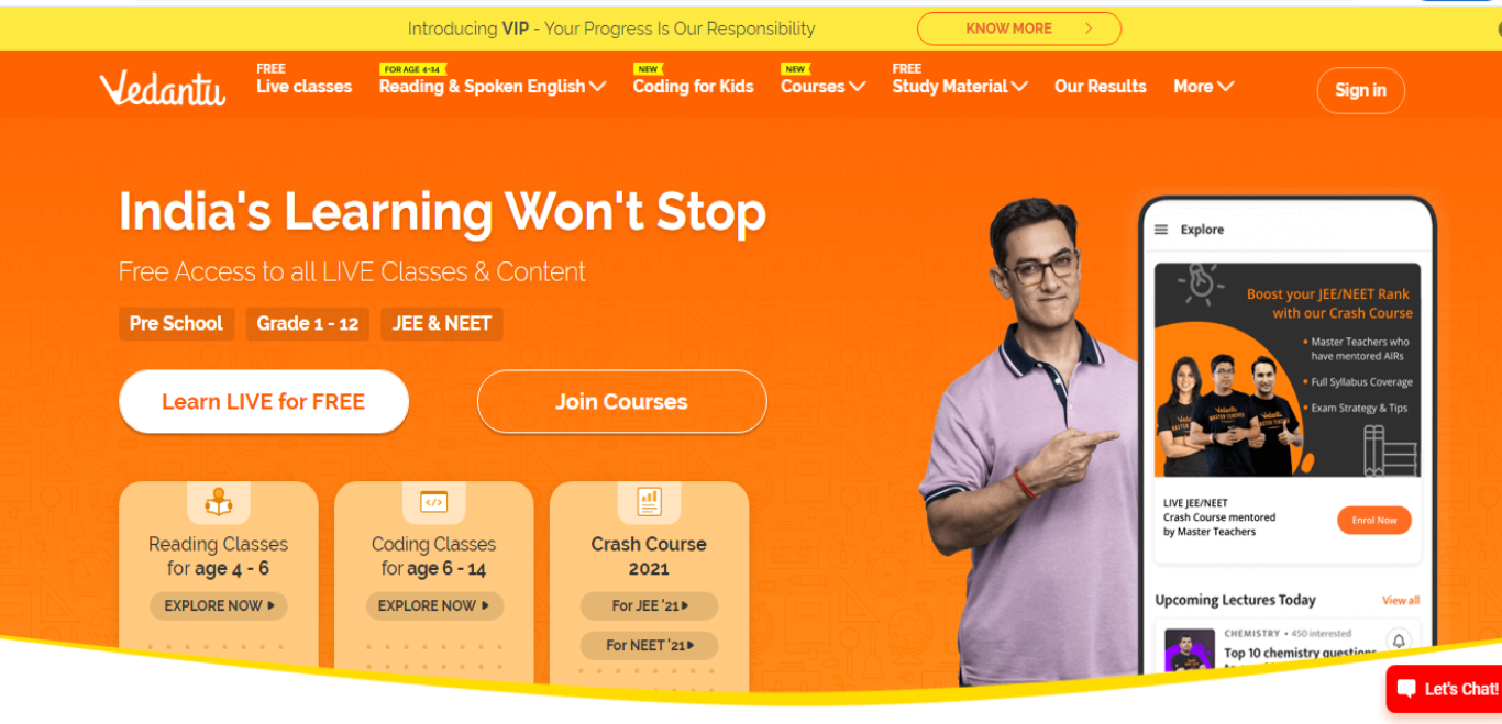 Vedantu witnesses great 4x growth trajectory