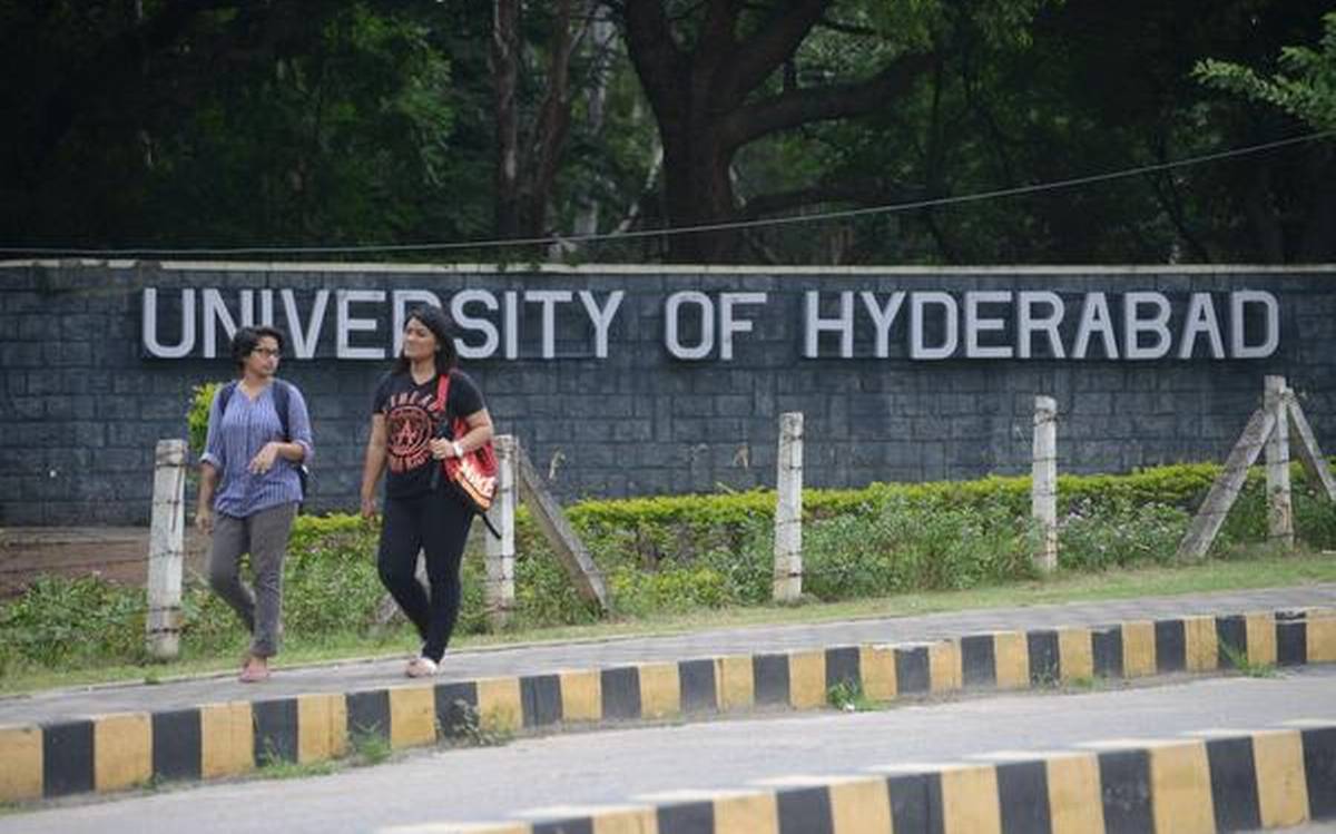 university of hyderabad 2021 PG applications
