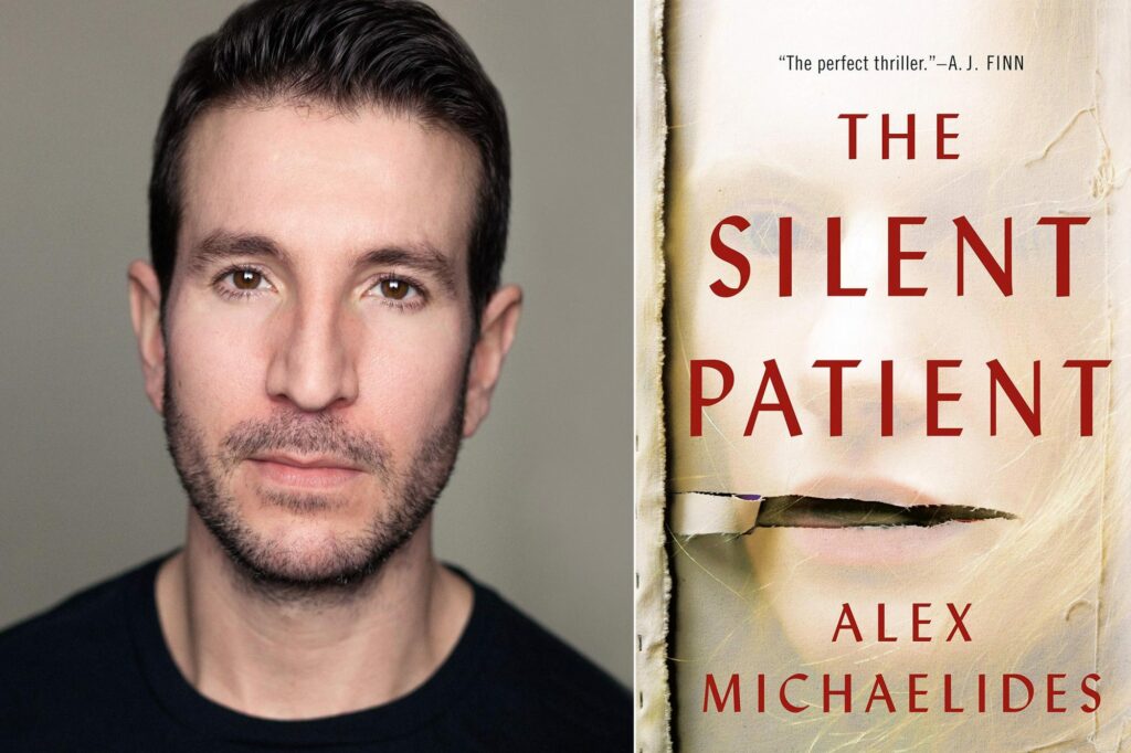 "The Silent Patient" written by Alex Michaelides