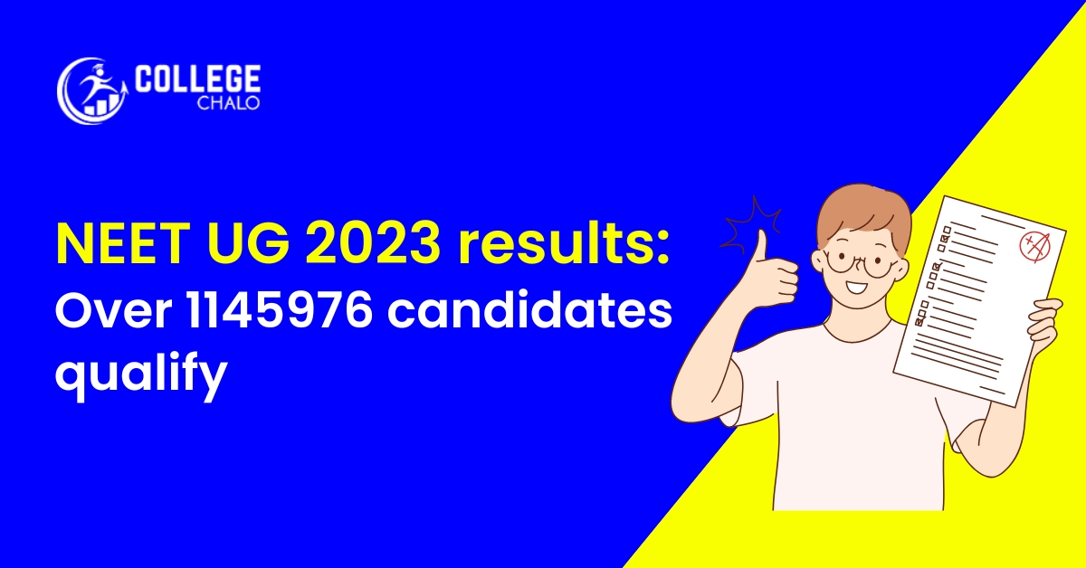 Neet Ug 2023 Results Over 1145976 Candidates Qualify