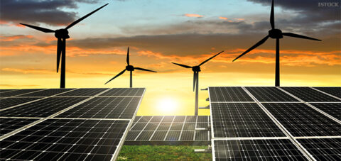 Solar Energy Panels And Wind Turbines