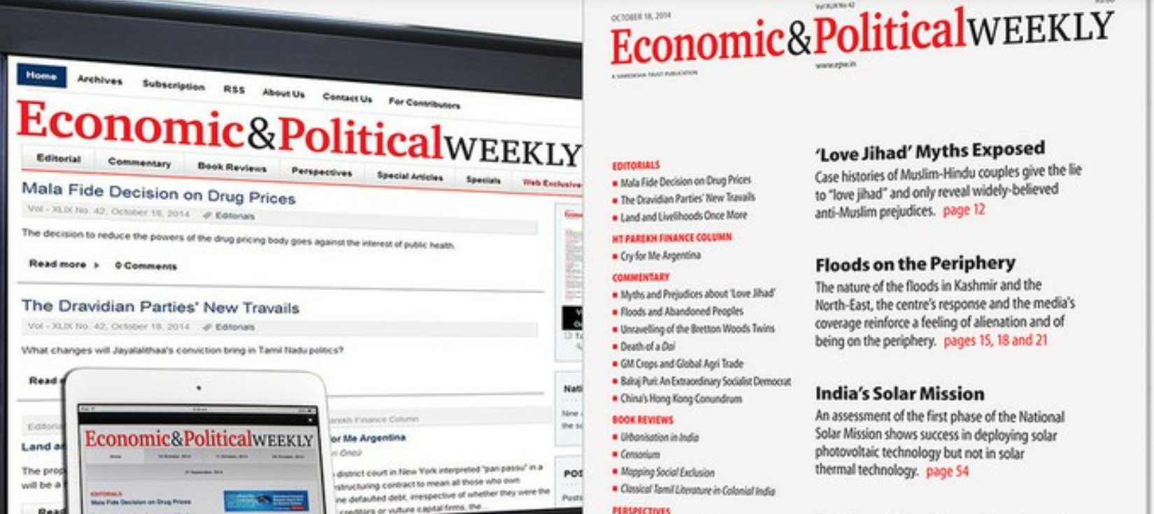 Report Of The Economic And Political Weekly By The Sameeksha Trust