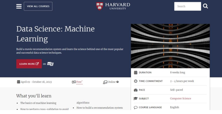 Data Science Harvard University
