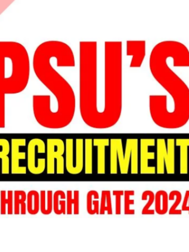 Cracking PSU Jobs with GATE 2024