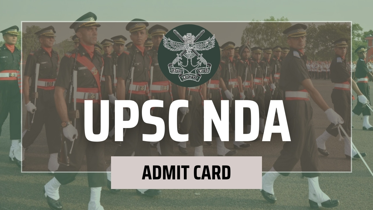NDA 1 Admit Card 2024